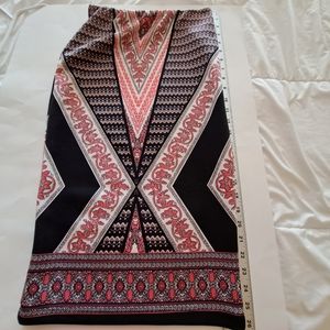 By and by long skirt, small, black and pink color.